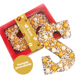 Chocolade Happy Chocoladeletter goud (250 gram) - Melk