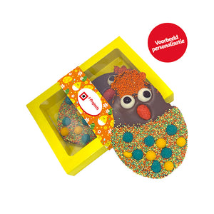 Chocoladetablet HappyChick “Vrolijk Pasen” (limited edition) 190 gram