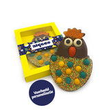 Chocoladetablet HappyChick “Vrolijk Pasen” (limited edition) 190 gram