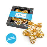 Chocolade Gouden Happy Christmas Ster (150 gram)