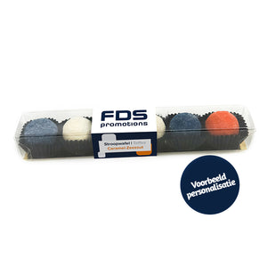Chocoladetruffels - Kerstbal editie (6 truffels) 85 gram