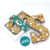 Chocolade Happy Chocoladeletter goud (250 gram) - Melk