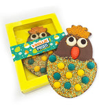 Chocoladetablet HappyChick “Vrolijk Pasen” (limited edition) 190 gram