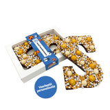 Chocolade Happy Chocoladeletter goud (250 gram) - Melk