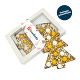 Chocolade Happy Kerstboom Goud (190 gram)