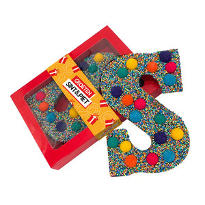 Chocolade Happy Chocoladeletter “Groeten Sint en Piet” (250 gram) - Melk