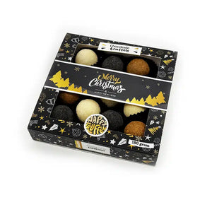 Chocoladetruffels - Merry Christmas special (12 truffels) 200 gram