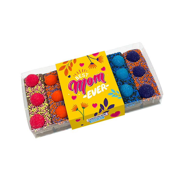 Chocoladereep - HappyBar Proeverij "Best Mom ever” (200 gram)
