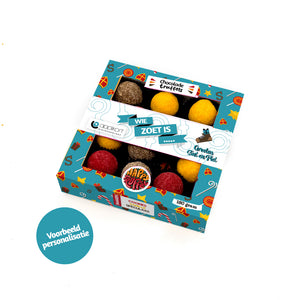 Chocoladetruffels - Merry Christmas special (12 truffels) 200 gram