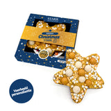 Chocolade Gouden Happy Christmas Ster (150 gram)