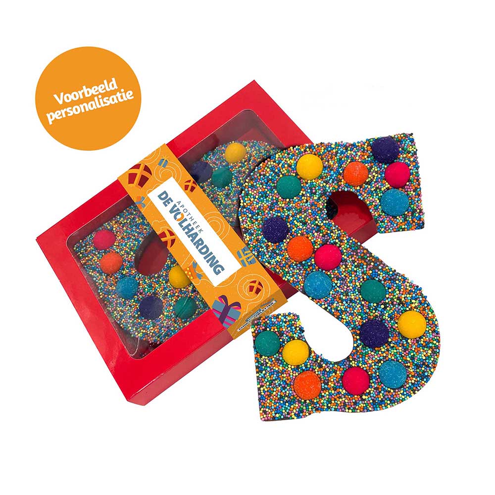 Chocolade Happy Chocoladeletter (250 gram) - Melk